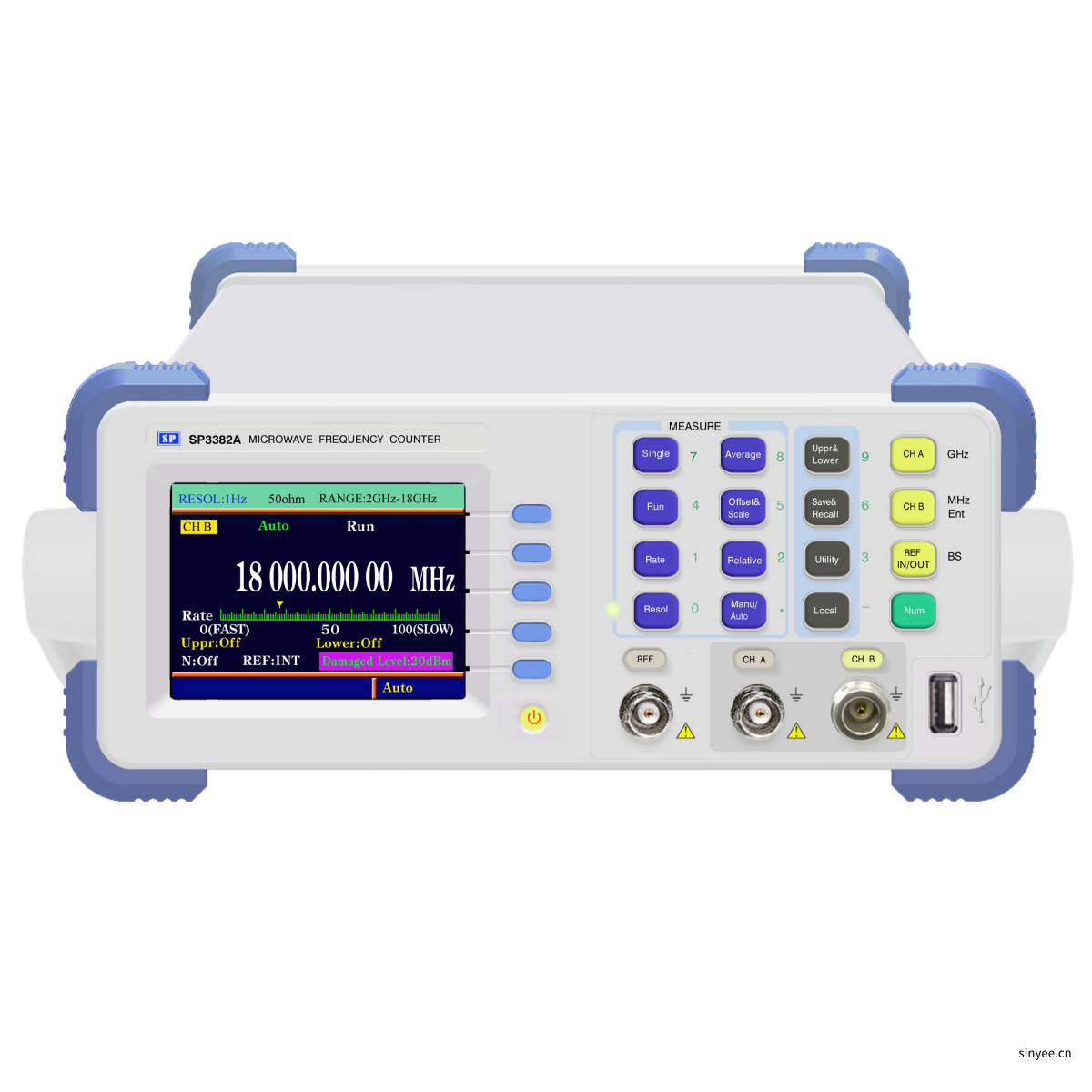 國(guó)產(chǎn)SP3382A 10Hz~9/12.4/18GH智能微波頻率計(jì)數(shù)器-云帆興燁